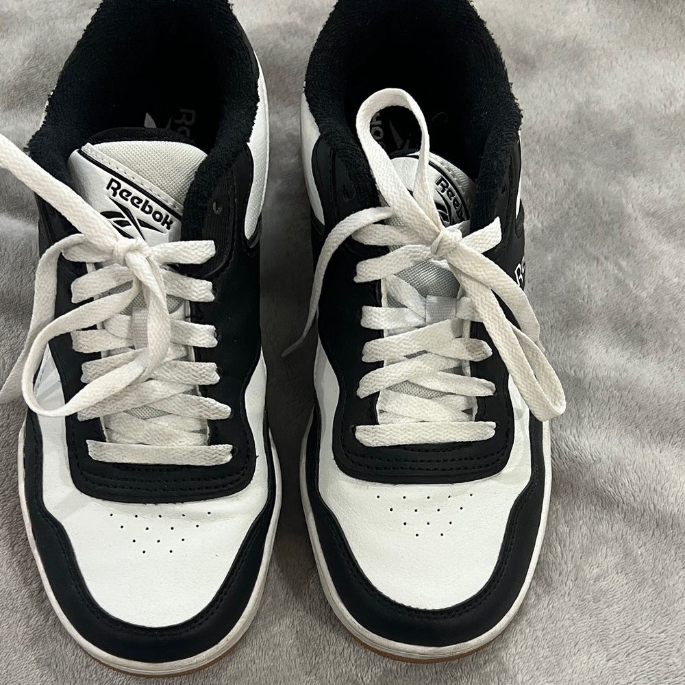 Reebok Black and White Women's Sneakers
